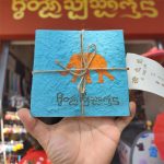 Sky Blue elephant poo paper