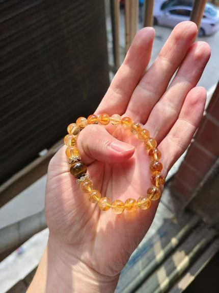 Yellow Tower Crystal Bracelet