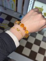 Yellow Tower Crystal Bracelet