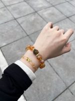 Yellow Tower Crystal Bracelet