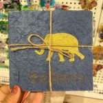 dark blue elephant poo paper