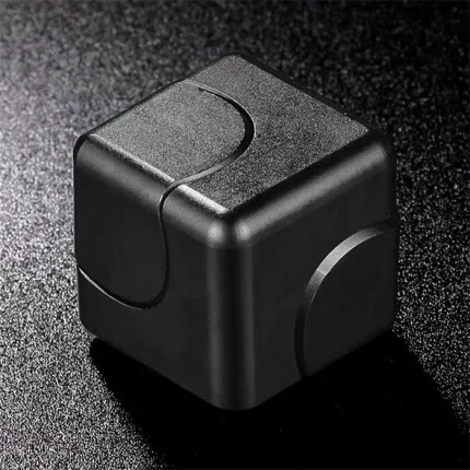 metal fidget cube black
