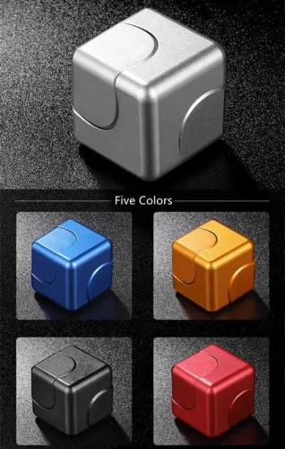metal fidget spinner cube