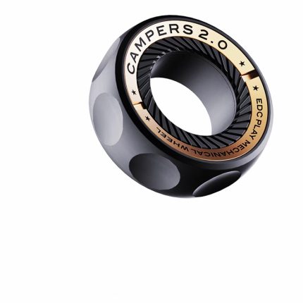 Black & Gold (Stainless Steel + Brass Inlay)