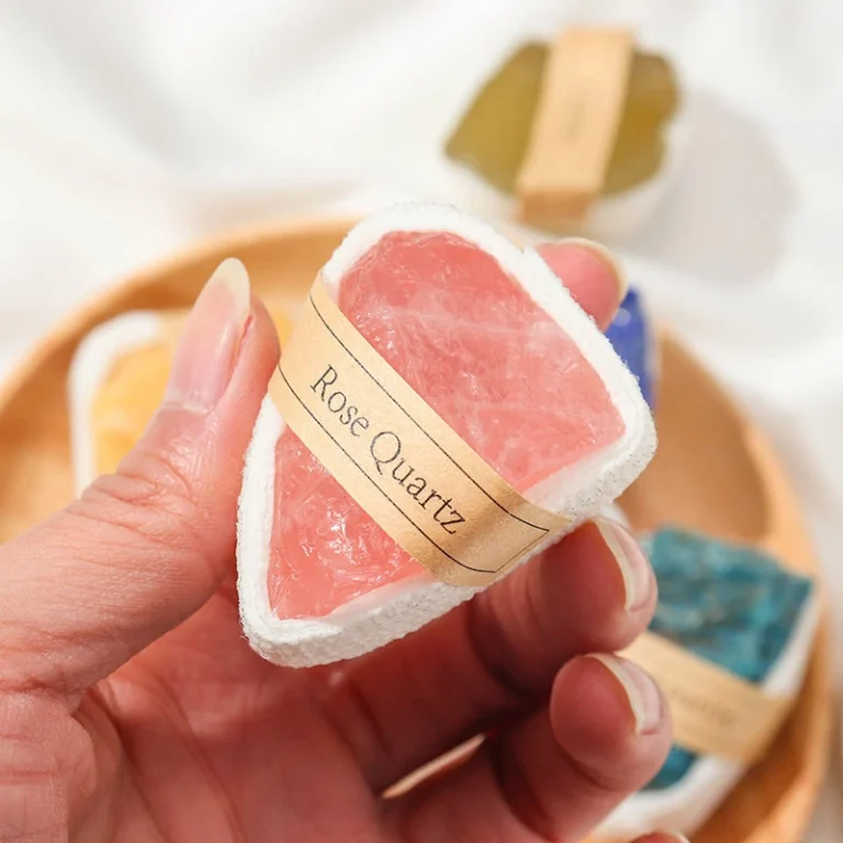 Crystal Raw Rough Stones Set (4)