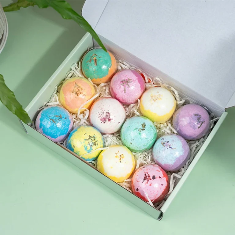 Dried Flower Essential Oil Bath Ball Set (3)