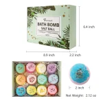 Dried Flower Essential Oil Bath Ball Set (4)