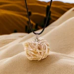 Natural Desert Rose Stone Pendant (1)