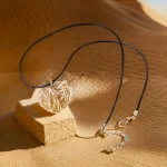 Natural Desert Rose Stone Pendant (3)