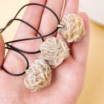 Natural Desert Rose Stone Pendant (6)