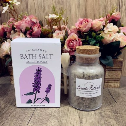 Dried Flower Bath Salts Calming Lavender Soak